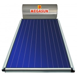 Helioakmi MegaSun2 Ηλιακός Θερμοσίφωνας 160 λίτρων Glass Διπλής Ενέργειας με 2.62τ.μ. Συλλέκτη