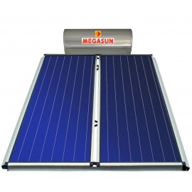 Helioakmi MegaSun2 Ηλιακός Θερμοσίφωνας 300 λίτρων Glass Διπλής Ενέργειας με 4.2τ.μ. Συλλέκτη