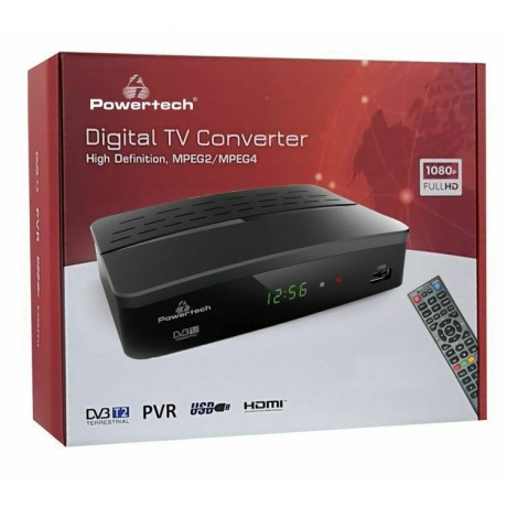 Powertech PT-779 Ψηφιακός Δέκτης Mpeg-4 Full HD (1080p)