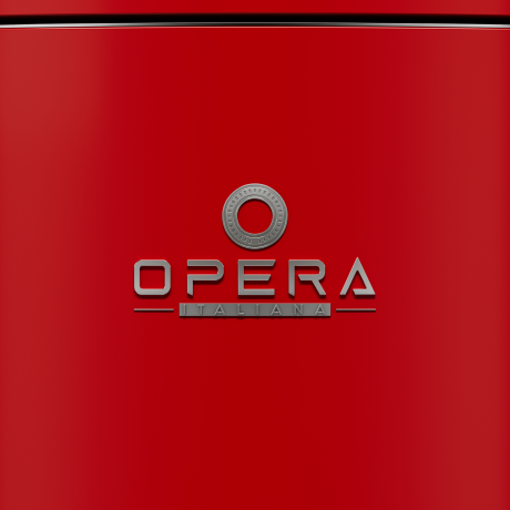 Opera Italiana OFRMC60R Morricone Ψυγειοκαταψύκτης Total NoFrost Υ190.1xΠ60.5xΒ68.1εκ. Red