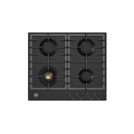 Bertazzoni P60 4L MOD NE Μαύρη Ματ Επισμαλτωμένη Εστία Αερίου