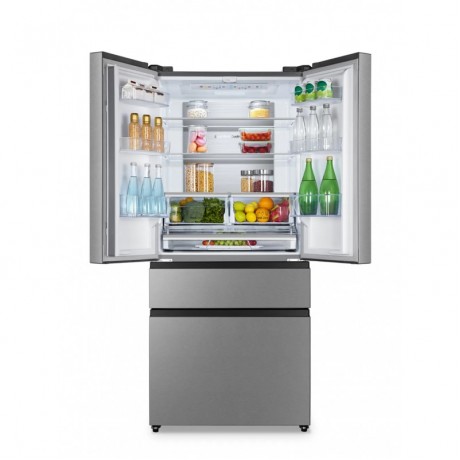 Hisense RF540N4SBI2 Ψυγείο Ντουλάπα Total NoFrost Υ181.7xΠ79.4xΒ70.6εκ. Inox  