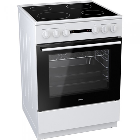 Korting KEC6A40WG Κουζίνα Κεραμική Λευκή 