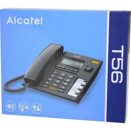 Alcatel T56 Ενσύρματο Τηλέφωνο Γραφείου Μαύρο  8428088