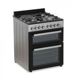 Thermogatz TGS 8001 IX Μικτή Κουζίνα 92lt με Εστίες Υγραερίου & Ρεύματος με 2 Φούρνους 04.401.660