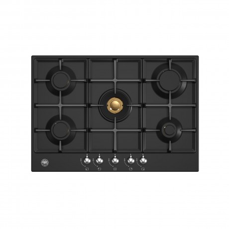 Bertazzoni P75 5C HER NE 5 Καυστήρες Μαύρη Ματ