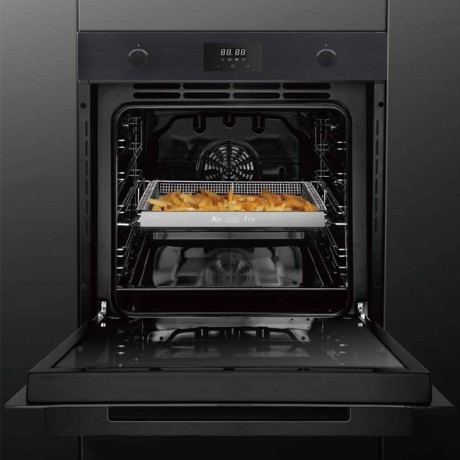 Davoline BPDX 6012 BL Εντοιχιζόμενος Φούρνος Air Fry 72lt Μαύρος 801012007
