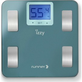 Izzy Runner IZ-7003 Ψηφιακή Ζυγαριά με Λιπομετρητή Γαλάζιο  Izzy Runner IZ-7003 Ψηφιακή Ζυγαριά με Λιπομετρητή Γαλάζιο
