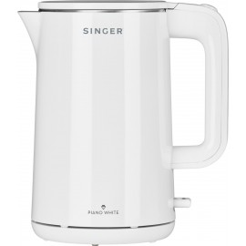 Singer WK-15040 Βραστήρας 1.5lt 2200W Λευκός  