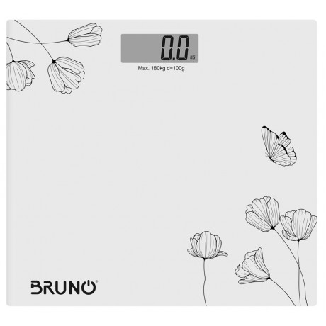 Bruno BRN-0055 Ψηφιακή Ζυγαριά σε Λευκό χρώμα 