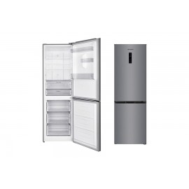 Pyramis FSO 185 Ψυγειοκαταψύκτης NoFrost Υ185xΠ60xΒ68.5εκ. Inox  031007201