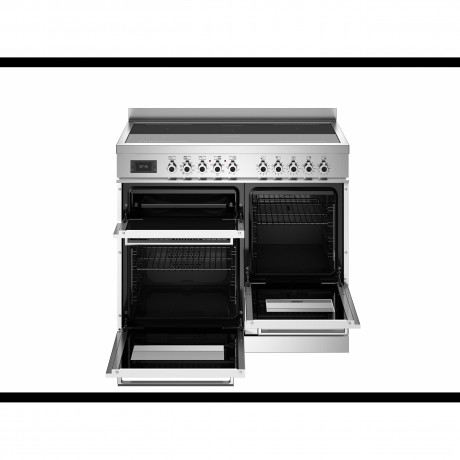 Bertazzoni PRO10 5I 3E X T  Κουζίνα 5 Επαγωγικές Εστίες - 3 Φούρνοι Π100εκ. Inox