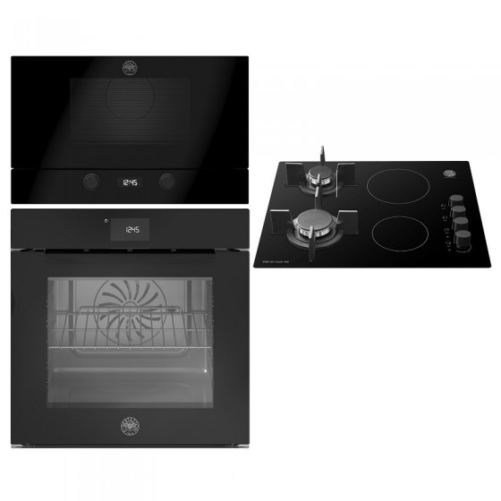 Bertazzoni F60 11 MOD P L GNE/23 + P65 2V COG VN + F38 3 MOD MW S GNE Πυρολυτικό Σετ Οικιακών Συσκευών