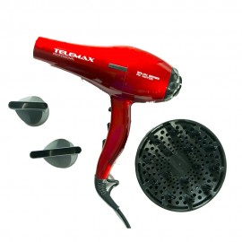 Telemax FK-8813 Ionic Επαγγελματικό Πιστολάκι Μαλλιών με Φυσούνα 2200W Red Telemax FK-8813 Ionic Επαγγελματικό Πιστολάκι Μαλλιών με Φυσούνα 2200W Red