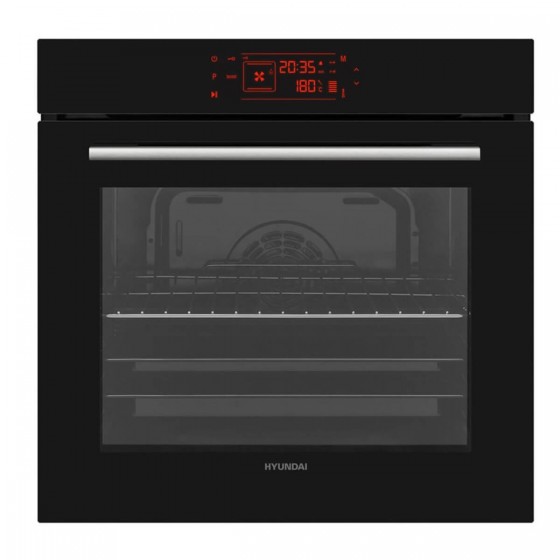 Hyundai HBIO22-75/3 TH-BX Φούρνος άνω Πάγκου 78lt χωρίς Εστίες Π59.5εκ. Μαύρος