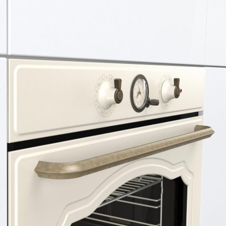 Gorenje BOS67372CLI Αυτόνομος Φούρνος 77lt Μπεζ με 4ετή Eγγύηση