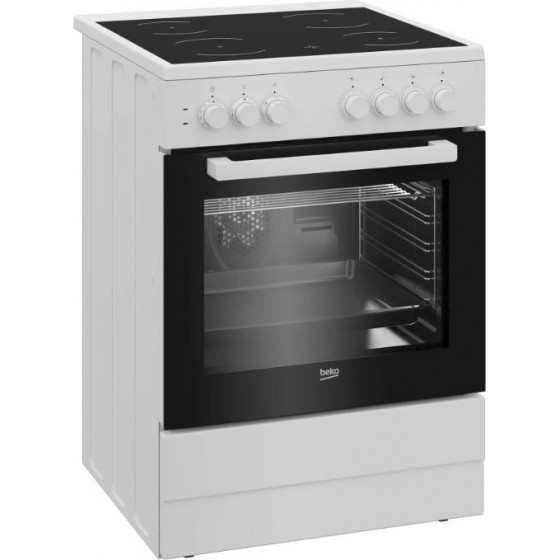 Beko CUV 6710 B Κουζίνα 72lt με Κεραμικές Εστίες Π60εκ. Λευκή  