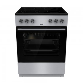 Korting KEC6A41SC Κουζίνα 71lt με Κεραμικές Εστίες Π60εκ. Inox 