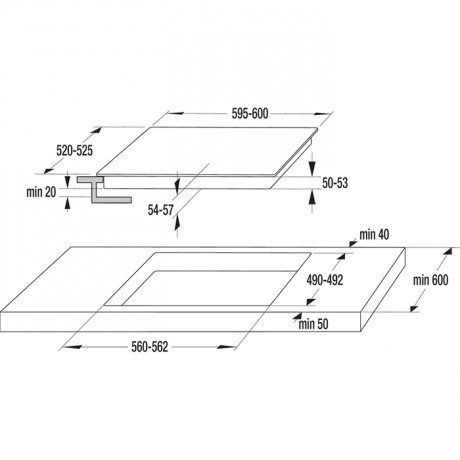 Gorenje BO6737E02X + GI641BSC Επαγωγικό Σετ Εντοιχισμού 034067201