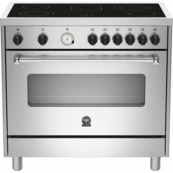 La Germania AMS9 CER 61L B X/19 Κεραμική Κουζίνα 90cm Inox