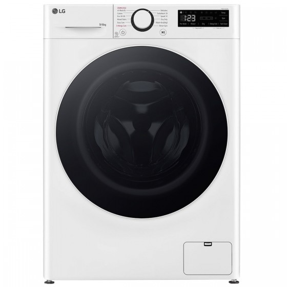 LG D4R5009TSWW Πλυντήριο-Στεγνωτήριο Ρούχων 9kg/6kg Ατμού 1400 Στροφές  