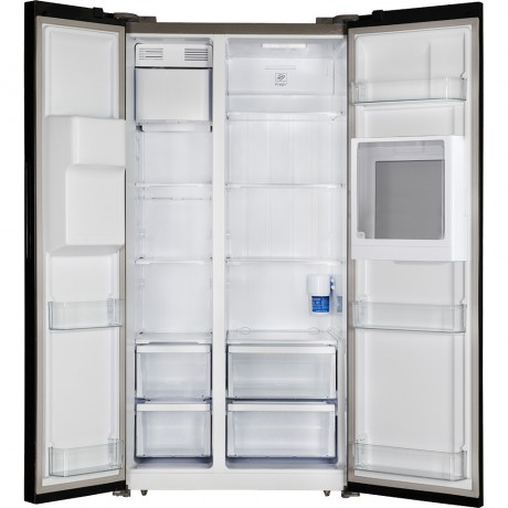 Morris B74558ESN Ψυγείο Ντουλάπα Black Glass