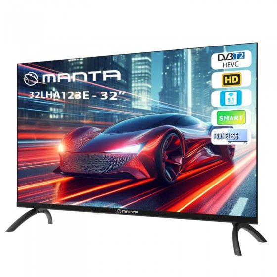 Manta 32LHA123E Smart Τηλεόραση 32" HD Ready LED  (2023)