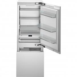 Bertazzoni RBM90 S5F PNS Εντοιχιζόμενος Ψυγειοκαταψύκτης Total NoFrost Υ212.3xΠ90.8xΒ59.2εκ.