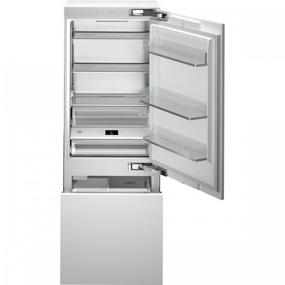 Bertazzoni RBM90 S5F PNS Εντοιχιζόμενος Ψυγειοκαταψύκτης Total NoFrost Υ212.3xΠ90.8xΒ59.2εκ.