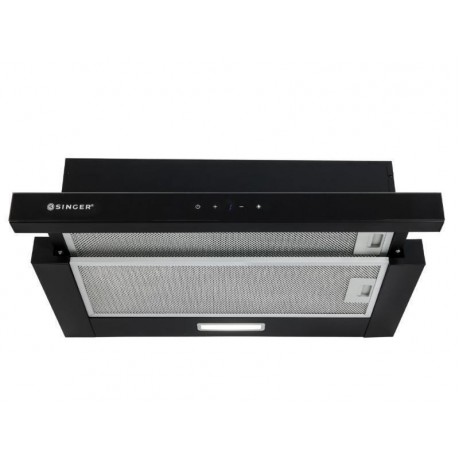 Singer Telescopic  601A Συρόμενος Απορροφητήρας 60cm Μαύρος  
