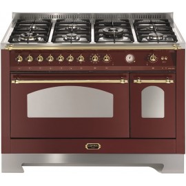 Lofra RRD126MFT+E/2AEO Dolcevita Κουζίνα Μικτή Υγραερίου 120εκ Red