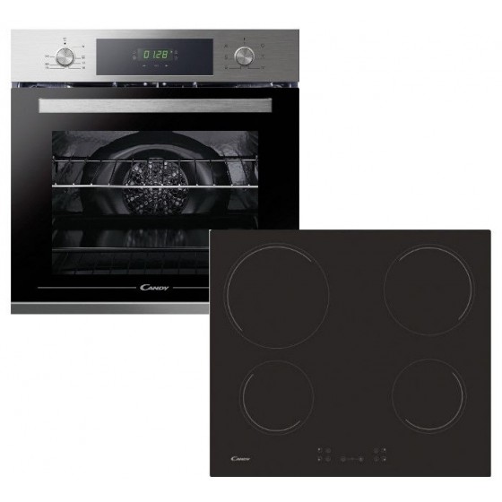Candy PCT25CX+CH64CCB Αυτόνομο Σετ Εντοιχισμού 70lt Inox  Α+ 33900685