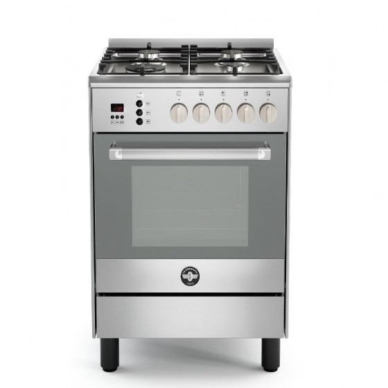 La Germania CLS6 4C 81 B X Κουζίνα Υγραερίου με Αέρα Inox