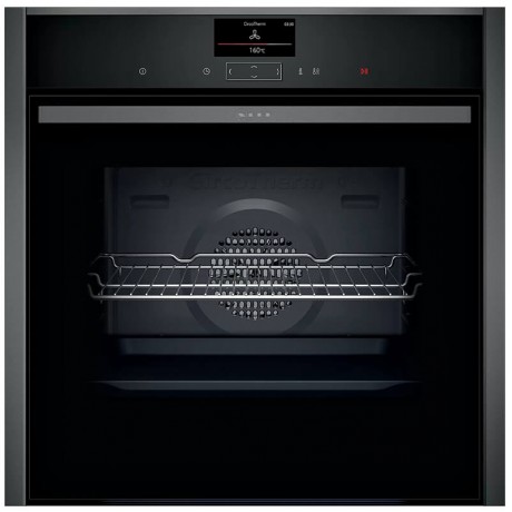 Neff B27CS22G0 Εντοιχιζόμενος Φούρνος με Πυρόλυση 71lt WiFi Graphite Grey