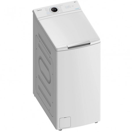 Midea MF100T70B/W-GR Πλυντήριο Ρούχων Άνω Φόρτωσης 7kg με Ατμό 1200 Στροφών