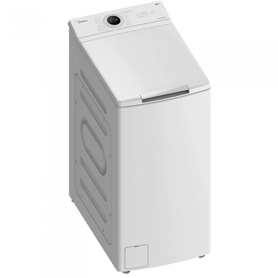 Midea MF100T70B/W-GR Πλυντήριο Ρούχων Άνω Φόρτωσης 7kg με Ατμό 1200 Στροφών