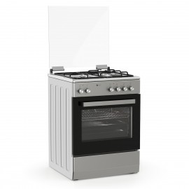 Thermogatz TGS 3521 IX Μικτή Κουζίνα 60lt με Εστίες Υγραερίου & Ρεύματος Π60εκ. Inox 04.401.098