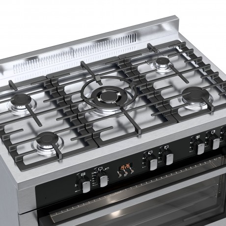 Thermogatz TGS PRO 2090 IX Κουζίνα Αερίου 89lt με Εστίες Αερίου Π89.8εκ. Inox 04.401.697