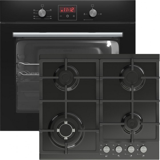 Thermogatz TGS 3322 + TGS 9411 GL Σετ Εντοιχισμού Υγραερίου Μαύρο 04.405.122 + 04.405.120