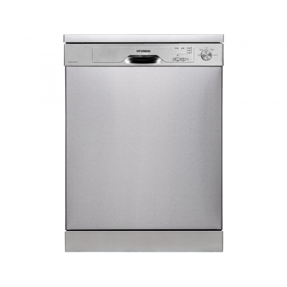 Hyundai HDW24V-6061/X Ελεύθερο Πλυντήριο Πιάτων για 12 Σερβίτσια Π60εκ. Inox