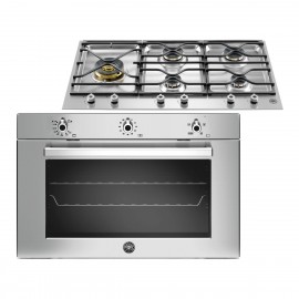 Bertazzoni F90 5 PRO G K X + PM36 5 S0 X Σετ Εντοιχισμού Αερίου 90εκ