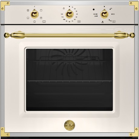 Bertazzoni F60 5 HER E K AG Εντοιχιζόμενος Φούρνος 76lt Π59.5εκ. Μπεζ 
