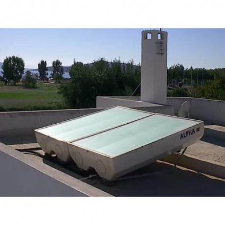 Sole Alpha III Compact Ηλιακός Θερμοσίφωνας 200 λίτρων Glass Διπλής Ενέργειας με 2.2τ.μ. Συλλέκτη
