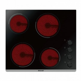 Brandt BPV6410B Κεραμική Εστία Αυτόνομη με Εξωτερικούς Διακόπτες 