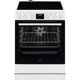 AEG CCB6442MBW Κουζίνα 73lt με Κεραμικές Εστίες Π59.6εκ. Λευκή