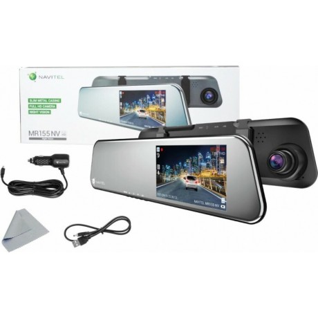 Navitel MR155 NV Καθρέπτης με Κάμερα DVR Αυτοκινήτου 1080P με Οθόνη 4.4" με Κλιπ