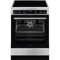 AEG CCB6693APM Κεραμική Κουζίνα SteamBake 73lt με Πυρόλυση Π60εκ. Inox