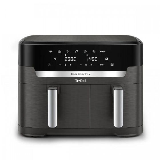 Tefal EY942H Easy Fry Air Fryer με Διπλό Αποσπώμενο Κάδο 11lt Γκρι