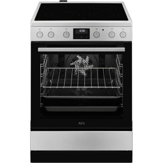 AEG CCB6442OBM Κουζίνα 73lt με Κεραμικές Εστίες Π59.6εκ. Inox