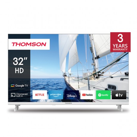Thomson 32HG2S14W Google Tv 32" HD Ready LED  (2024) Λευκή